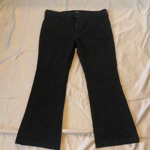 14 short. Express black bootcut jeans